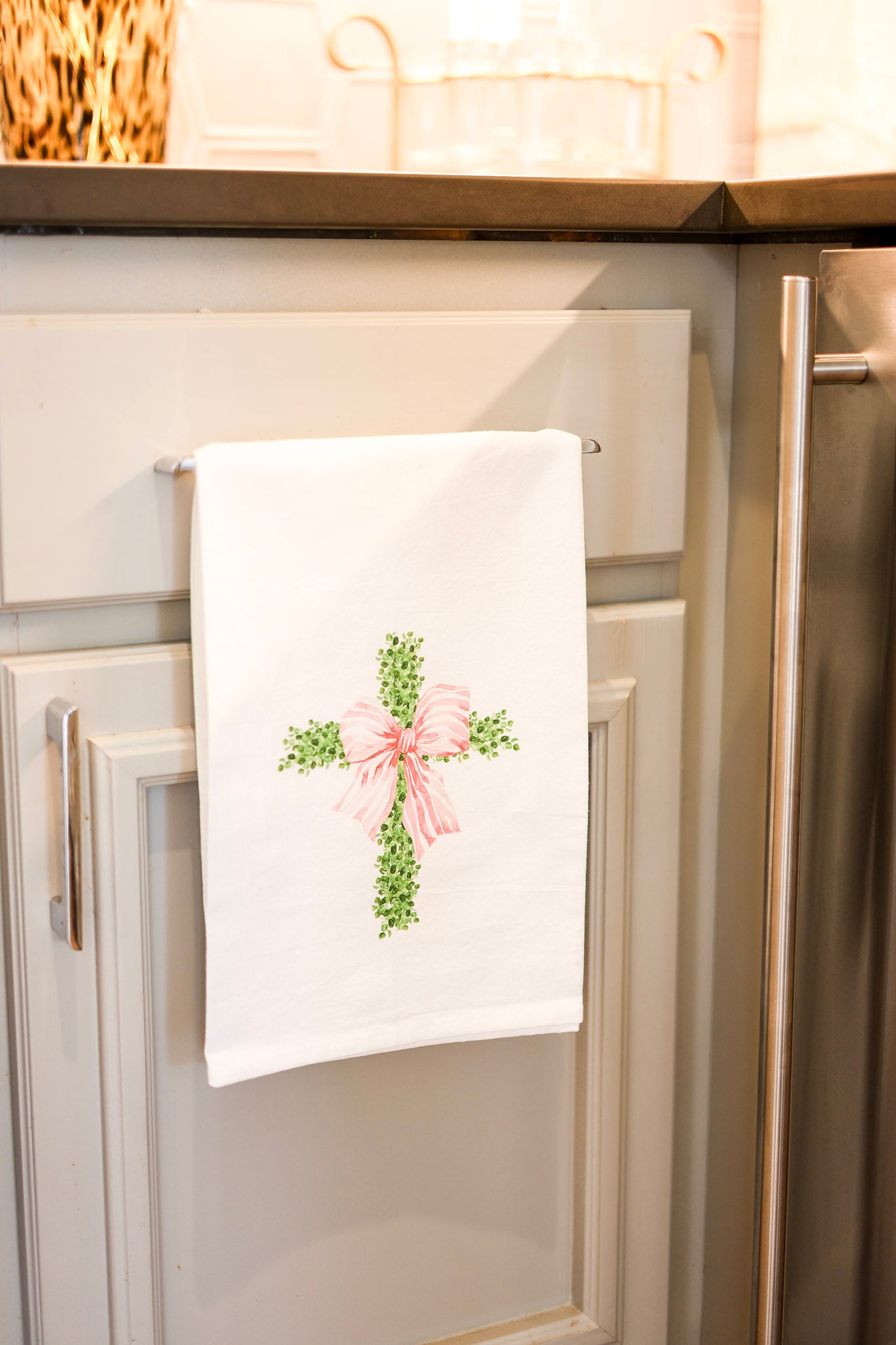 Cross Tea Towel Gift Box