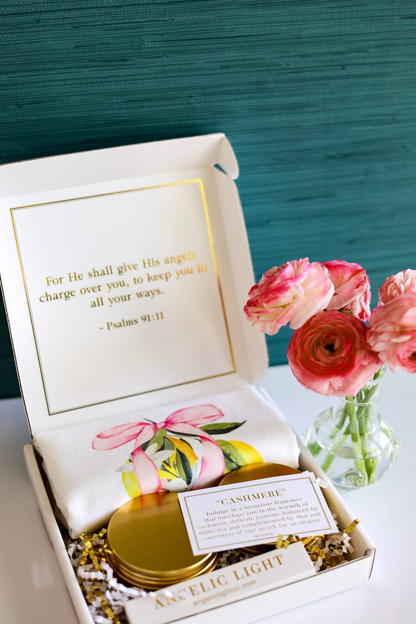 Lemon Tea Towel Gift Box