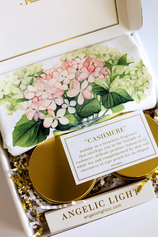 Flower Tea Towel Box