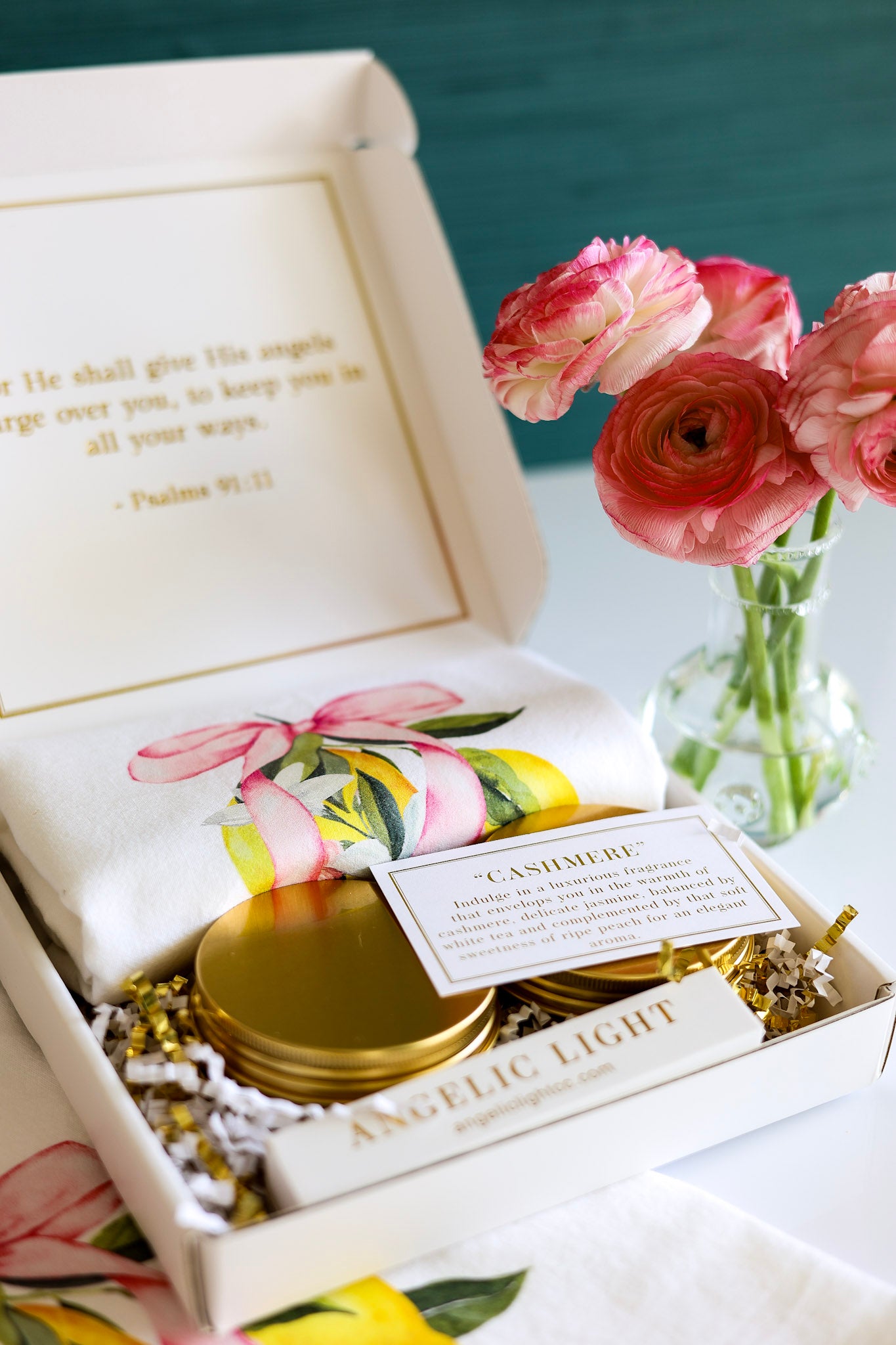 Lemon Tea Towel Gift Box