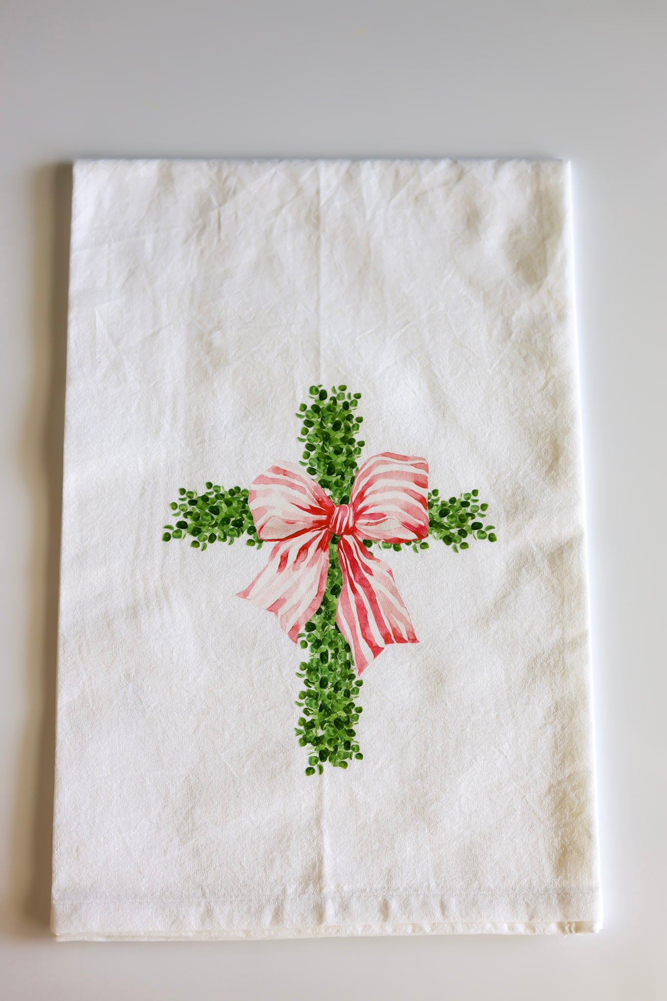 Cross Tea Towel Gift Box