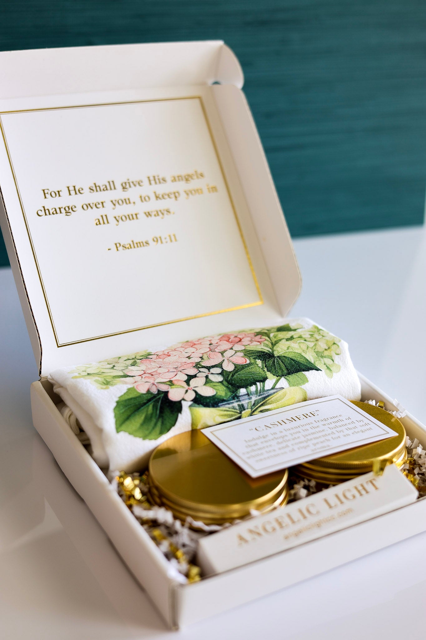 Flower Tea Towel Box