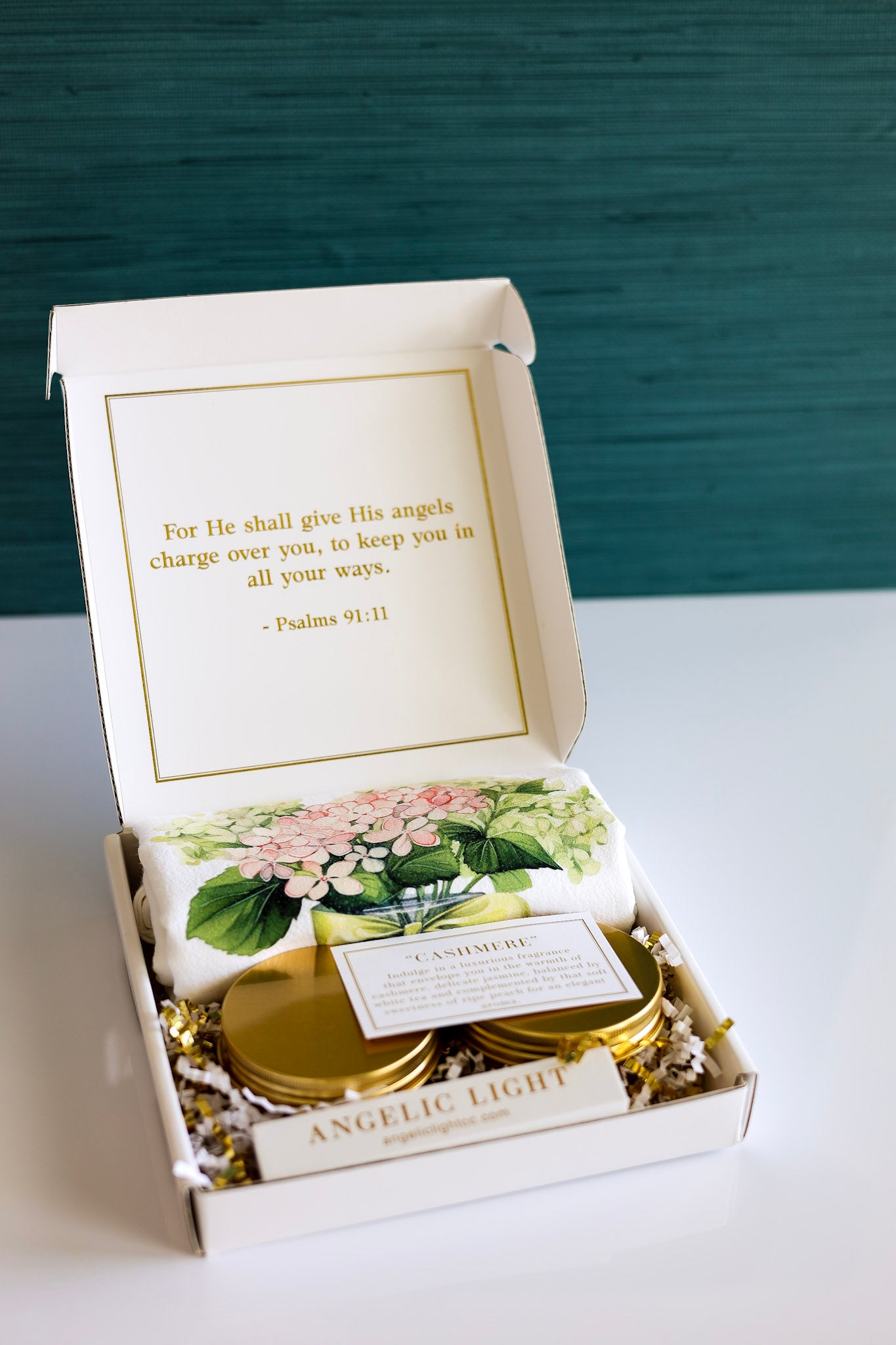 Flower Tea Towel Box