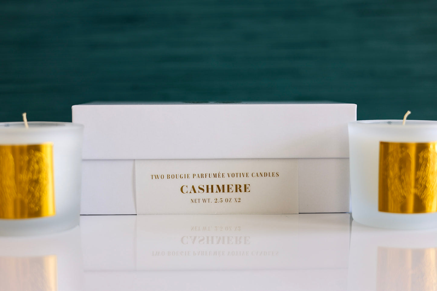 Cashmere Votives : Jasmine | White Tea | Peach Skin | Cashmere Wood