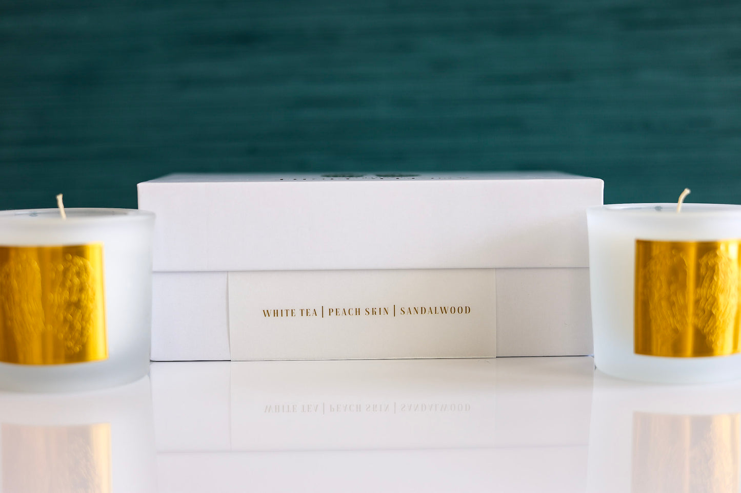 Cashmere Votives : Jasmine | White Tea | Peach Skin | Cashmere Wood
