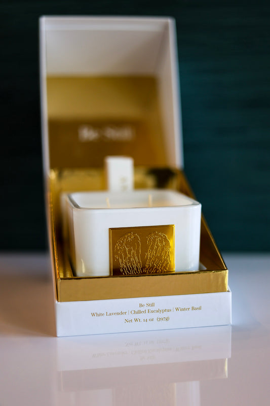 Be Still :                          White Lavender | Chilled Eucalyptus | White Citrus | Winter Basil